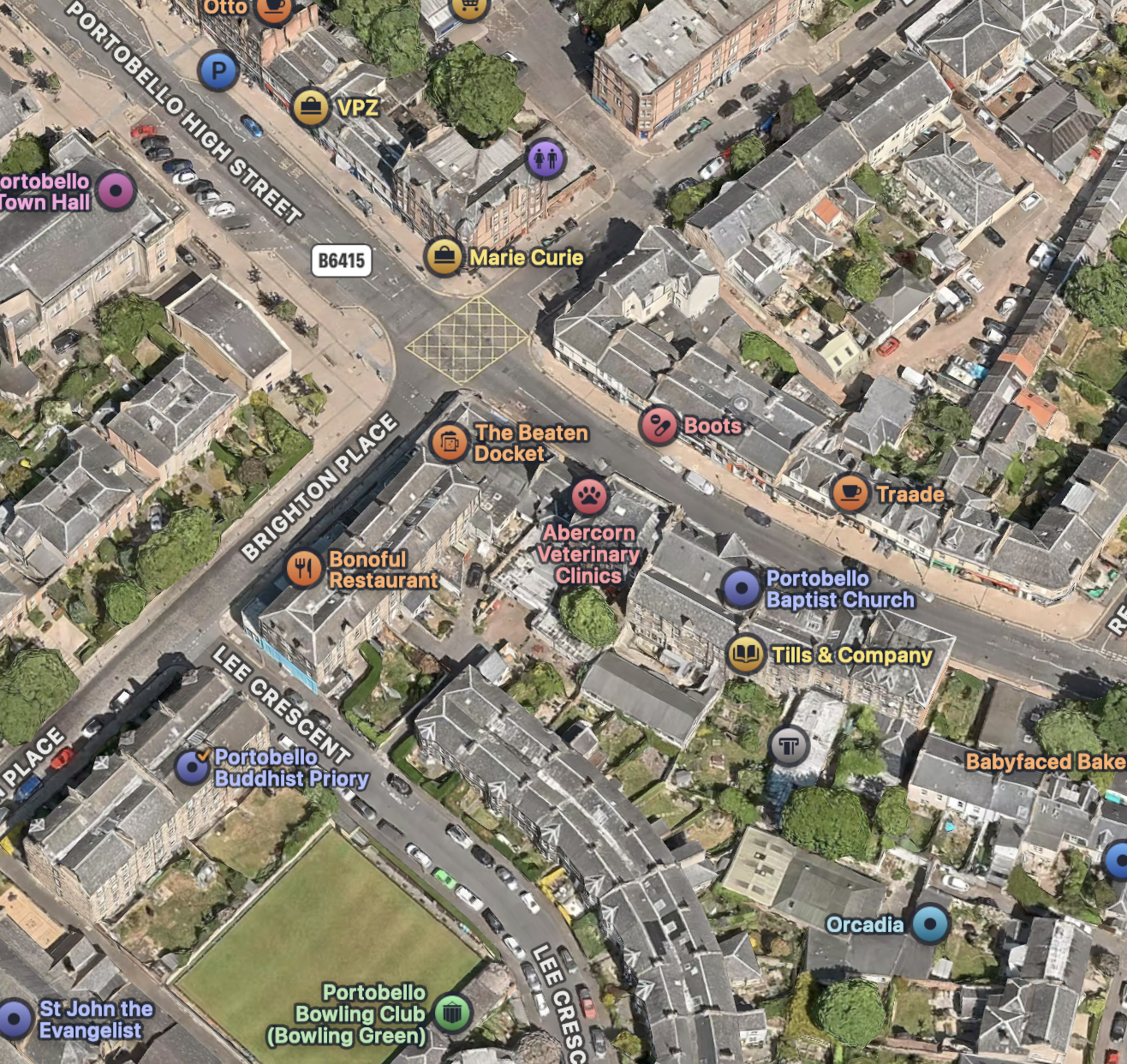 Map image of Portobello Baptist Church Hall